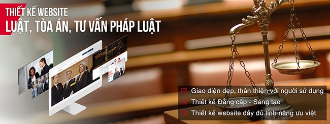 Thiết kế web công ty luật